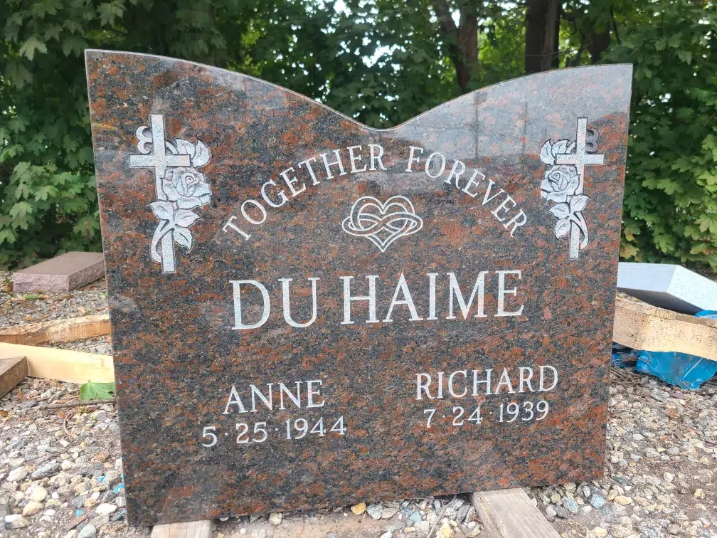 Granite Headstone (local) hand-carved by NJ Headstone Store in NJ — image 2